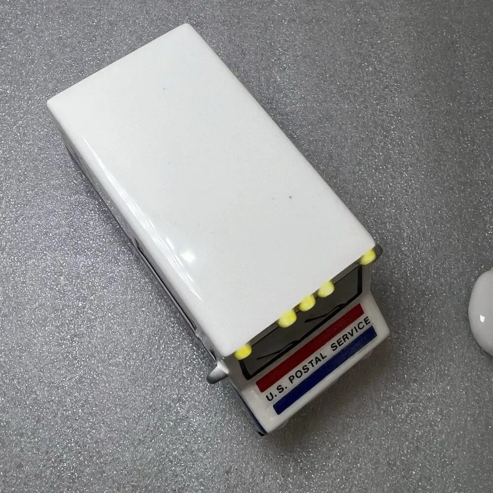 Department 56 Snow Village Special Delivery Mailman & Mail Truck 2 Pc Set 5148-9